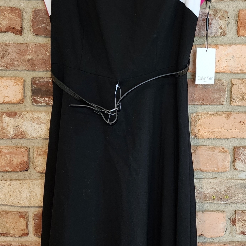 Calvin Klein Strapless Black Dress